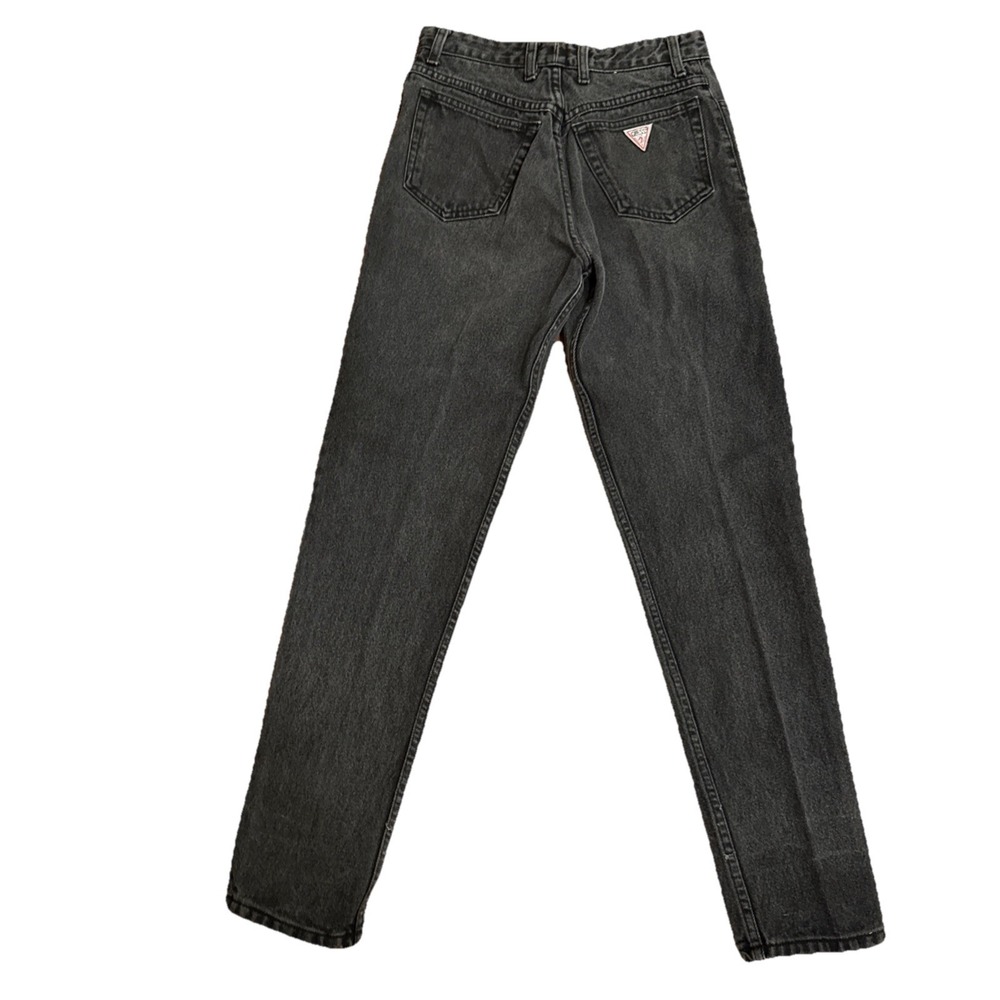 GUESS Women's‎ jeans high waist rise no stretch gray Size 30 Vintage 80s
